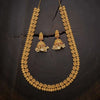 Gold-Plated Necklace Set with Stone