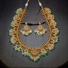 Synthetic Stones & Beads Adjustable Thread necklace set