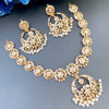 FLORAL PEARL JADAU NECKLACE SET