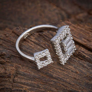 silver adjustable ring