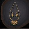 Gold-Plated Necklace Set with Stones & Beads