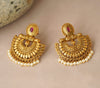 PEARL DROP GOLD CHANDBALI EARRING