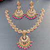 MULTICOLOURED FLORAL JADAU NECKLACE