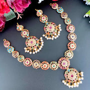 NAVRATNA NECKLACE SET