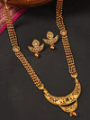 Red Gold Tone Temple Necklace Set