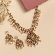 Antique Gold Plated Necklace Set