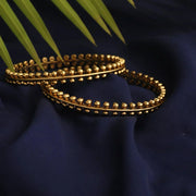 Antique Gold-Plated Tribal Bangles