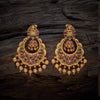 Gold-Plated Chandbali Earrings