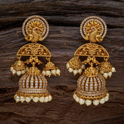 Synthetic Stones & Beads Antique Earring