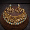 Temple Choker Necklace & Earrings Set