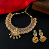 Temple Design Gold Finish Traditional South Indian Necklace